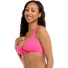 image:imageBody Glove Womens Smoothies Lolah Solid Bikini Top Swimsuit with Tie Front DetailBubble Gum