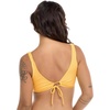 image:imageBody Glove Womens Smoothies Lolah Solid Bikini Top Swimsuit with Tie Front DetailCanary