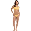 image:imageBody Glove Womens Smoothies Lolah Solid Bikini Top Swimsuit with Tie Front DetailCanary