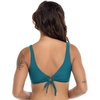 image:imageBody Glove Womens Smoothies Lolah Solid Bikini Top Swimsuit with Tie Front DetailKingfisher