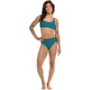 image:imageBody Glove Womens Smoothies Lolah Solid Bikini Top Swimsuit with Tie Front DetailKingfisher