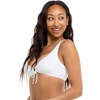 image:imageBody Glove Womens Smoothies Lolah Solid Bikini Top Swimsuit with Tie Front DetailSnow