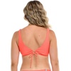 image:imageBody Glove Womens Smoothies Lolah Solid Bikini Top Swimsuit with Tie Front DetailSunset