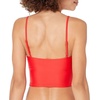 image:imageBody Glove Womens Smoothies Norah Solid Crop Bikini Top SwimsuitBikini TopTrue Red