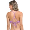 image:imageBody Glove Womens Standard Smoothies Ruth Solid Fixed Triangle Bikini Top with Adjustable Tie Back Detail BlackAkebi