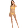 image:imageBody Glove Womens Standard Smoothies Ruth Solid Fixed Triangle Bikini Top with Adjustable Tie Back Detail BlackCanary