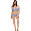 image:imageBody Glove Womens Standard Smoothies Ruth Solid Fixed Triangle Bikini Top with Adjustable Tie Back Detail BlackPeriwinkle