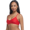image:imageBody Glove Womens Standard Smoothies Ruth Solid Fixed Triangle Bikini Top with Adjustable Tie Back Detail BlackTrue