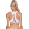 image:imageBody Glove Womens Standard Smoothies Sasha Solid Strappy Back Scoop Bikini Top SwimsuitSmoothies Snow
