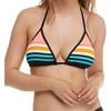 image:imageBody Glove Womens DITA Triangle Slider Bikini Top SwimsuitCoral Reef Stripe