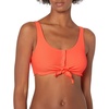 image:imageBody Glove Womens Kate Crop Bikini Top Swimsuit with Front TieSpark