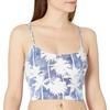 Denim City Palm Print