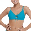 image:imageBody Glove Womens Smoothies Adalee Solid Fixed Triangle Adjustable Bikini Top SwimsuitFreshwater