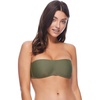 image:imageBody Glove Womens Smoothies Crystal Solid Molded Cup Bandeau Bikini Top SwimsuitSmoothie Cactus