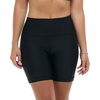 image:imageBody Glove Womens Spin Plus Size Elastic Waist Hybrid Swim Short with UPF 50 65 Inseam Available in Sizes 1x2X3XBlack