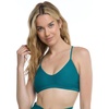 image:imageBody Glove Womens Standard Smoothies Ruth Solid Fixed Triangle Bikini Top with Adjustable Tie Back Detail BlackKingfisher