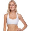 image:imageBody Glove Womens Standard Smoothies Sasha Solid Strappy Back Scoop Bikini Top SwimsuitSmoothies Snow