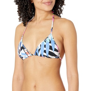 image:imageBody Glove Womens DITA Triangle Slider Bikini Top SwimsuitGroovy Leaf Print