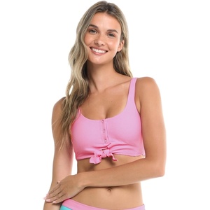 image:imageBody Glove Womens Kate Crop Bikini Top Swimsuit with Front TiePitaya