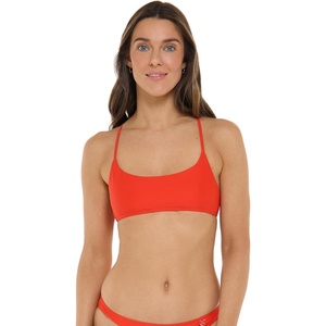 image:imageBody Glove Womens Kimi Bralette Bikini Top for Women  Adjustable 2Way Tie Back Removable Soft Cups Slim Strap Swim TopPoppy