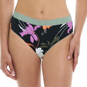 image:imageBody Glove Womens Marlee High Waist Bikini Bottom SwimsuitDreamy FloralStripe Reversible