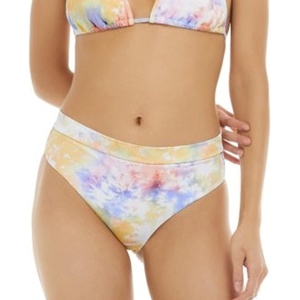 image:imageBody Glove Womens Marlee High Waist Bikini Bottom SwimsuitIllusion