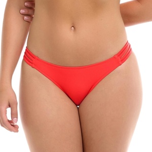 image:imageBody Glove Womens Marlee High Waist Bikini Bottom SwimsuitSnapdragon Ibiza Rib
