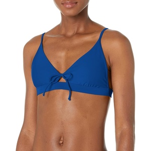 image:imageBody Glove Womens Smoothies Adalee Solid Fixed Triangle Adjustable Bikini Top SwimsuitNightlife