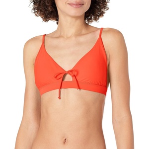image:imageBody Glove Womens Smoothies Adalee Solid Fixed Triangle Adjustable Bikini Top SwimsuitSpark