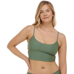image:imageBody Glove Womens Smoothies Norah Solid Crop Bikini Top SwimsuitBikini TopCactus