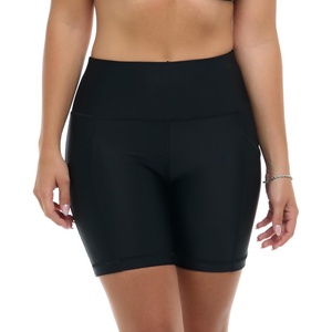 image:imageBody Glove Womens Spin Plus Size Elastic Waist Hybrid Swim Short with UPF 50 65 Inseam Available in Sizes 1x2X3XBlack