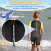 image:imageBody Glove Childs Back Zip Pro 3 Spring Suit Kids Suit Girls Swim Wear Shorty Sleeve Neoprene Open Water Thermal ShortyBlack