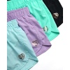 image:imageBody Glove Girls Athletic Shorts  4 Pack Gym Dolphin Shorts Running Volleyball Short for Girls  Size Up for Better FitBlackAquaGreenPurple Solid