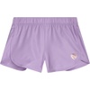 image:imageBody Glove Girls Athletic Shorts  4 Pack Gym Dolphin Shorts Running Volleyball Short for Girls  Size Up for Better FitBlackFuchsiaPurpleCharcoal Solid