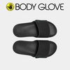 image:imageBody Glove Kids Slides with Adjustable Strap for Boys and Girls Indoor and Outdoor Cushioned SlipOn SandalsBlackGrey