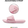 image:imageBody Glove Kids Slides with Adjustable Strap for Boys and Girls Indoor and Outdoor Cushioned SlipOn SandalsPink