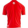 image:imageBody Glove Mens Rash Guard  UPF 50 Quick Dry Fitted Short Sleeve Swim Shirt SXXLRed