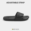 image:imageBody Glove Mens Slides Cushioned Slideon Sandal Slippers with Padded Adjustable StrapBlack