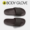 image:imageBody Glove Mens Slides Cushioned Slideon Sandal Slippers with Padded Adjustable StrapMocha Brown