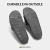 image:imageBody Glove Mens Slides Cushioned Slideon Sandal Slippers with Padded Adjustable StrapSlate