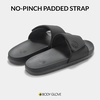 image:imageBody Glove Mens Slides Cushioned Slideon Sandal Slippers with Padded Adjustable StrapSlate