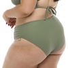 image:imageBody Glove Retro Plus Size High Waist Bikini Bottom Swimsuit Available in Sizes 1X2X3X Cactus
