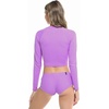 image:imageBody Glove Womens Let It Be Long Sleeve Crop Top Rashguard with UPF 50Akebi