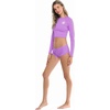 image:imageBody Glove Womens Let It Be Long Sleeve Crop Top Rashguard with UPF 50Akebi