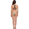image:imageBody Glove Womens Luna Strappy Back High Neck Crop Bikini Top SwimsuitFive Print
