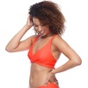 image:imageBody Glove Womens Smoothies Orla Solid Hidden Uw Bikini Top Swimsuit with Crossover NecklineSmoothie Spark