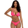image:imageBody Glove Womens Smoothies Rosalia Solid Low Rise Bikini Bottom SwimsuitBubblegum