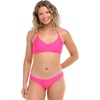 image:imageBody Glove Womens Smoothies Rosalia Solid Low Rise Bikini Bottom SwimsuitBubblegum