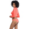 image:imageBody Glove Womens Smoothies Rosalia Solid Low Rise Bikini Bottom SwimsuitSunset