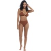 image:imageBody Glove Womens Standard DITA Triangle Slider Bikini Top SwimsuitBrown Ibiza Rib
